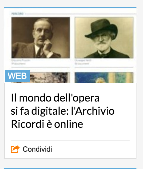 Milano, il mondo dell'opera si fa digitale: online l'Archivio Ricordi 1 - Savona