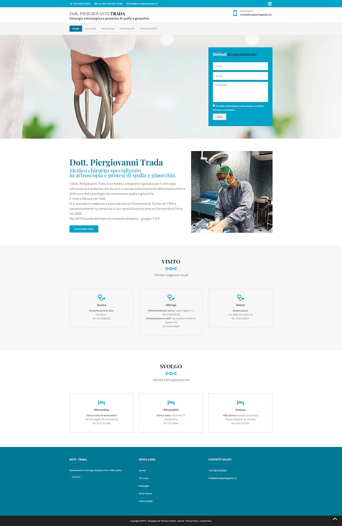 sito web a savona ortopedico sito web a savona ortopedico