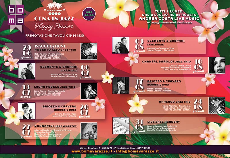 Realizzazione calendario eventi 2 - Savona