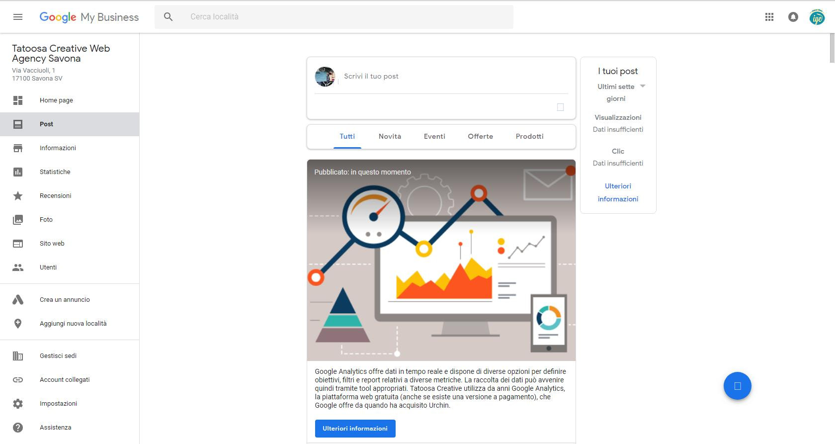 Come creare un post perfetto su Google My Business 3 - savona Come creare un post perfetto su Google My Business 2 - Savona